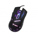 Mouse Gamer TERRAX GX52 con 6 botones 3200Dpi USB RGB LED