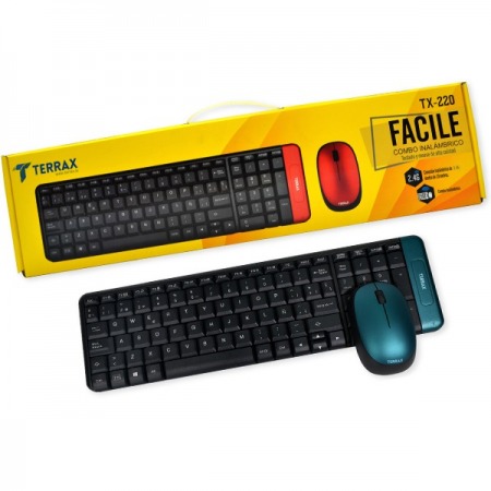 Kit Combo TERRAX de Teclado + Mouse TX-220