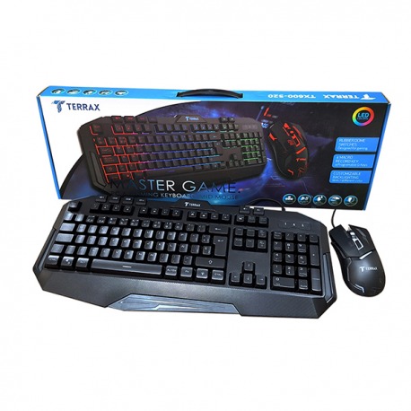 Kit Combo TERRAX de Teclado + Mouse TX600+520