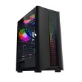 Case Gamer TERRAX TX-2015 3FAN RGB Vidrio Templado