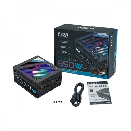 Fuente de Poder AZZA 650W 80PLUS ARGB