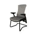 Silla secretaria TERRAX YS-0813G Gris con reposabrazos