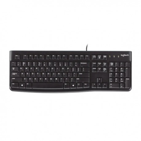 Teclado Alámbrico Logitech K120 Negro