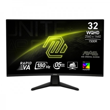 Monitor Curvo MSI MAG 32CQ6F WQHD 32 pulgadas 180Hz Rapid VA