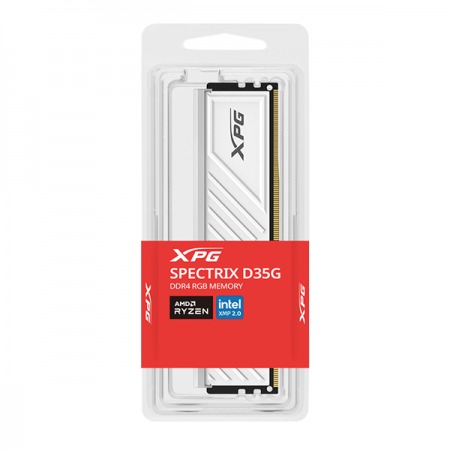 Memoria RAM DDR4 ADATA XPG 16GB DIMM PC3200 Spectrix D35G White RGB