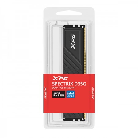 Memoria RAM DDR4 ADATA XPG 16GB DIMM PC3200 Spectrix D35G Black RGB