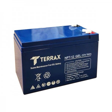 Batería de Gel para UPS TERRAX 12V 5AMP