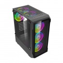 Case Gamer TERRAX TX-8026 FAN RGB + Panel lateral vidrio templado