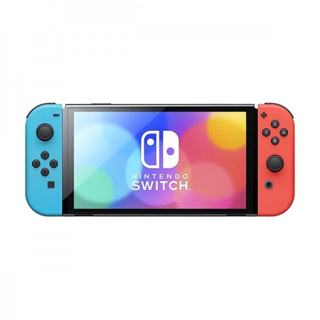 Nintendo Switch OLED Red & Blue con pantalla de 7 pulgadas 64GB + 4GB RAM