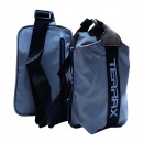 Bolso Sport TERRAX K8834W de 10 pulgadas, agarre cruzado, tela nylon, color gris