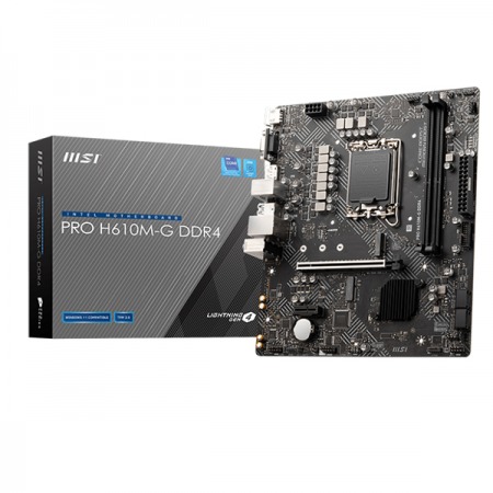 Motherboard MSI H610M-G PRO Series DDR4 Socket LGA 1700 Intel