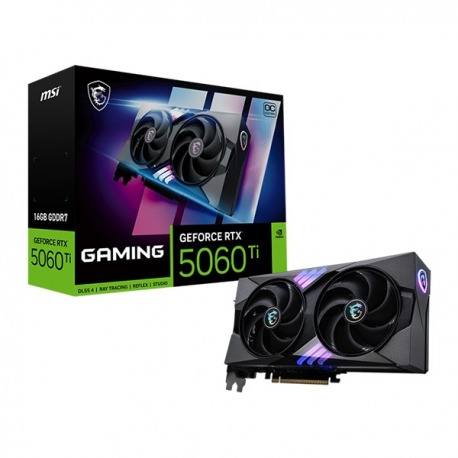 Tarjeta De Vídeo MSI GeForce RTX™ 5060TI Gaming Trio OC 16GB