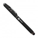 Pluma Capacitiva TERRAX PENTX Negro para pantallas táctiles 4 en 1, puntero láser, linterna, punta touch y bolígrafo