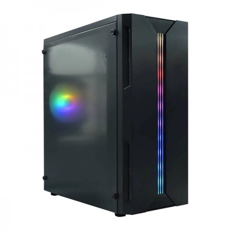 Case Gaming LINKWORLD ATX-VC-08A01 luces led + panel lateral semitransparente