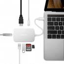 Multipuerto MINIX USB-C a HDMI 7 en 1 para MAC color Plateado