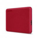 Disco Duro Externo TOSHIBA 1TB Canvio Advance Rojo