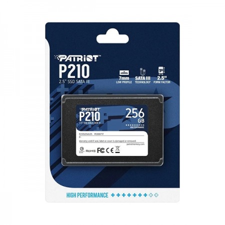 Disco Solido 256GB Interno PATRIOT P210 2.5 pulgadas