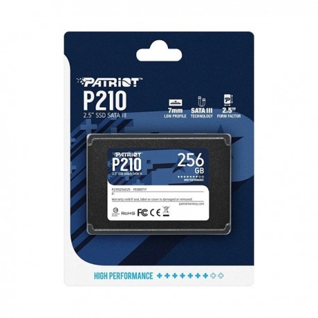 Disco Solido 256GB Interno PATRIOT P210 2.5 pulgadas