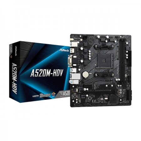 Motherboard ASROCK A520M HDV Socket AM4 DDR4 MicroATX